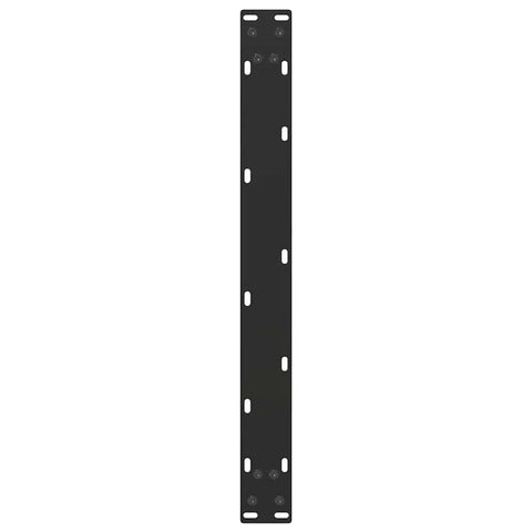 vidaXL Coffee Table Legs U-Shaped 2 pcs Black 70x(30-31) cm Steel