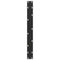 vidaXL Coffee Table Legs U-Shaped 2 pcs Black 70x(30-31) cm Steel