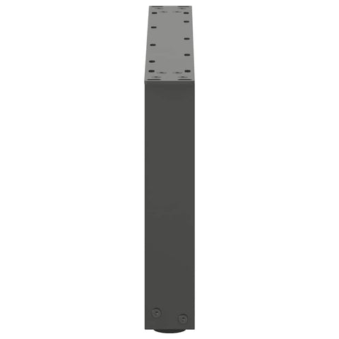 vidaXL Coffee Table Legs U-Shaped 2 pcs Anthracite 70x(30-31) cm Steel