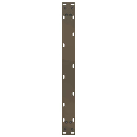 vidaXL Coffee Table Legs U-Shaped 2 pcs Natural Steel 70x(30-31) cm Steel