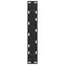 vidaXL Coffee Table Legs U-Shaped 2 pcs Black 28x(42-43) cm Steel