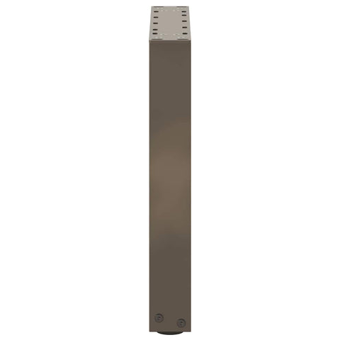 vidaXL Coffee Table Legs U-Shaped 2 pcs Natural Steel 38x(42-43) cm Steel