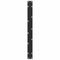 vidaXL Coffee Table Legs U-Shaped 2 pcs Black 60x(42-43) cm Steel