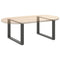 vidaXL Coffee Table Legs U-Shaped 2 pcs Anthracite 60x(42-43) cm Steel