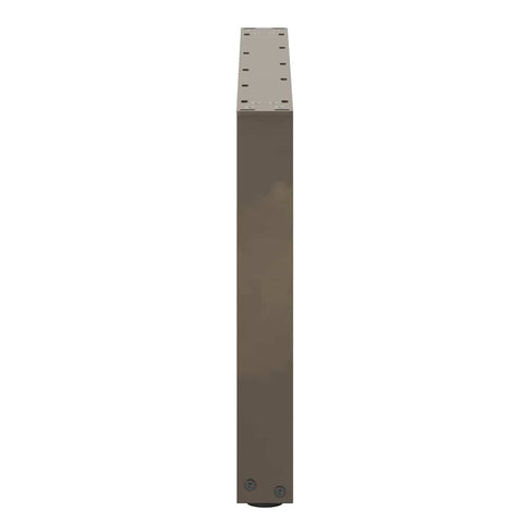 vidaXL Coffee Table Legs U-Shaped 2 pcs Natural Steel 60x(42-43) cm Steel