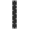 vidaXL Console Table Legs U-Shaped 2 pcs Black 28x(72-73) cm Steel