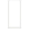 vidaXL Console Table Legs U-Shaped 2 pcs White 28x(72-73) cm Steel