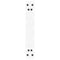 vidaXL Console Table Legs U-Shaped 2 pcs White 28x(72-73) cm Steel
