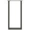 vidaXL Console Table Legs U-Shaped 2 pcs Anthracite 28x(72-73) cm Steel