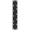 vidaXL Console Table Legs U-Shaped 2 pcs Black 38x(72-73) cm Steel
