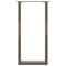 vidaXL Console Table Legs U-Shaped 2 pcs Natural Steel 38x(72-73) cm Steel