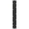 vidaXL Coffee Table Legs U-Shaped 2 pcs Black 60x(72-73) cm Steel