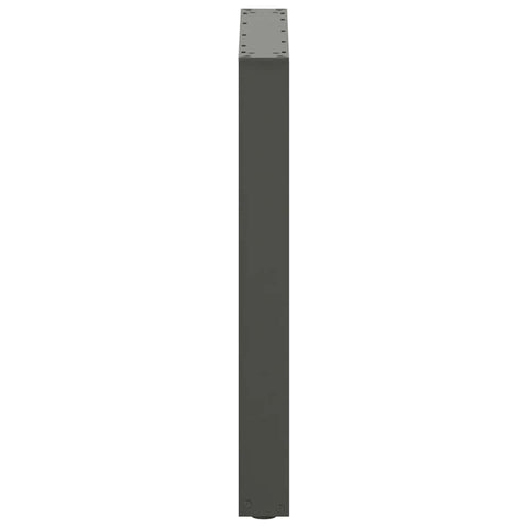 vidaXL Coffee Table Legs U-Shaped 2 pcs Anthracite 60x(72-73) cm Steel