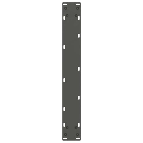 vidaXL Coffee Table Legs U-Shaped 2 pcs Anthracite 60x(72-73) cm Steel