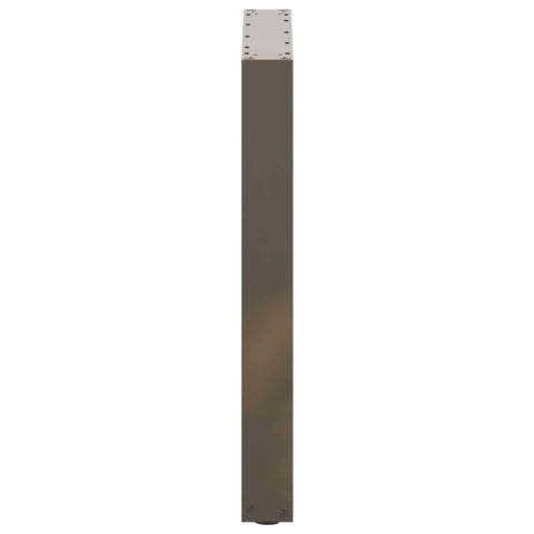 vidaXL Dining Table Legs U-Shaped 2 pcs Natural Steel 60x(72-73) cm Steel