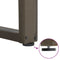 vidaXL Dining Table Legs U-Shaped 2 pcs Natural Steel 60x(72-73) cm Steel