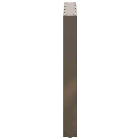 vidaXL Dining Table Legs U-Shaped 2 pcs Natural Steel 70x(72-73) cm Steel