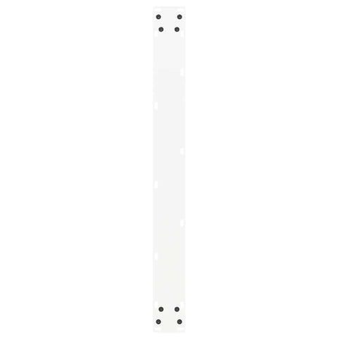 vidaXL Dining Table Legs U-Shaped 2 pcs White 80x(72-73) cm Steel