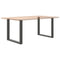 vidaXL Coffee Table Legs U-Shaped 2 pcs Anthracite 90x(72-73) cm Steel