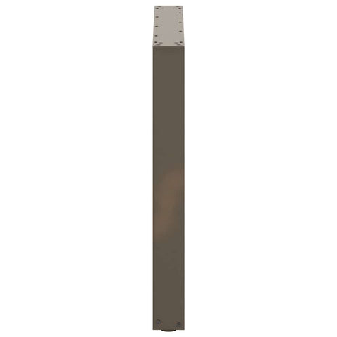 vidaXL Coffee Table Legs U-Shaped 2 pcs Natural Steel 90x(72-73) cm Steel