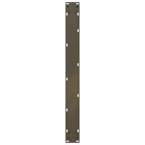 vidaXL Coffee Table Legs U-Shaped 2 pcs Natural Steel 90x(72-73) cm Steel