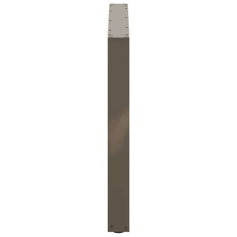 vidaXL Coffee Table Legs U-Shaped 2 pcs Natural Steel 100x(72-73) cm Steel