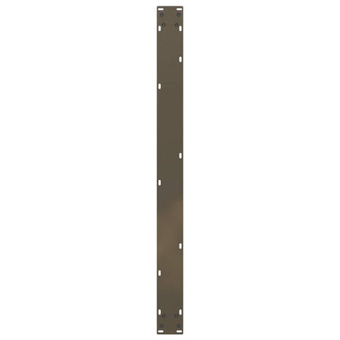vidaXL Coffee Table Legs U-Shaped 2 pcs Natural Steel 100x(72-73) cm Steel