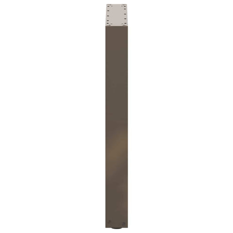 vidaXL Dining Table Legs U-Shaped 3 pcs Natural Steel 70x(72-73) cm Steel