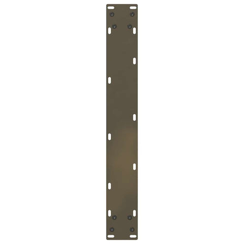 vidaXL Dining Table Legs U-Shaped 3 pcs Natural Steel 70x(72-73) cm Steel