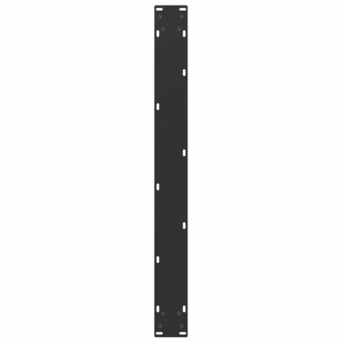 vidaXL Coffee Table Legs U-Shaped 3 pcs Black 80x(72-73) cm Steel