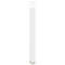 vidaXL Coffee Table Legs U-Shaped 3 pcs White 80x(72-73) cm Steel