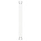 vidaXL Coffee Table Legs U-Shaped 3 pcs White 80x(72-73) cm Steel