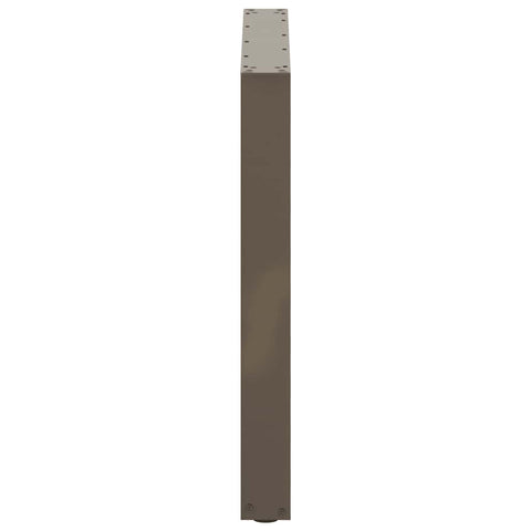 vidaXL Dining Table Legs U-Shaped 3 pcs Natural Steel 80x(72-73) cm Steel