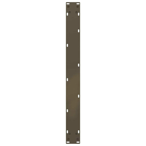 vidaXL Dining Table Legs U-Shaped 3 pcs Natural Steel 80x(72-73) cm Steel