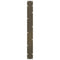 vidaXL Dining Table Legs U-Shaped 3 pcs Natural Steel 80x(72-73) cm Steel