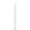 vidaXL Coffee Table Legs U-Shaped 2 pcs White 100x(72-73) cm Steel