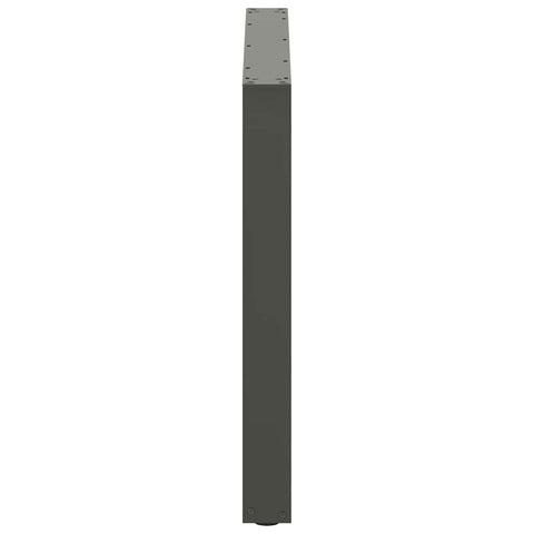 vidaXL Coffee Table Legs U-Shaped 2 pcs Anthracite 100x(72-73) cm Steel