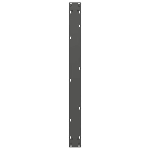 vidaXL Coffee Table Legs U-Shaped 2 pcs Anthracite 100x(72-73) cm Steel