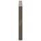 vidaXL Dining Table Legs U-Shaped 3 pcs Natural Steel 100x(72-73) cm Steel
