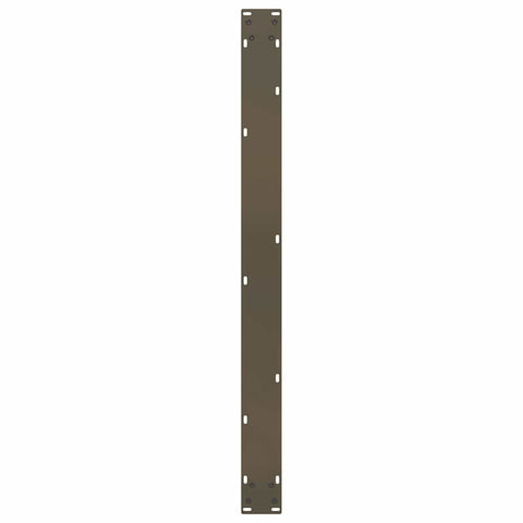 vidaXL Dining Table Legs U-Shaped 3 pcs Natural Steel 100x(72-73) cm Steel