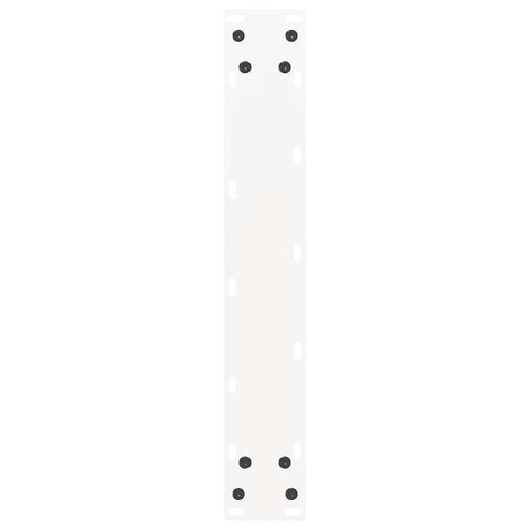 vidaXL Bar Table Legs U-Shaped 2 pcs White 40x(90-91) cm Steel