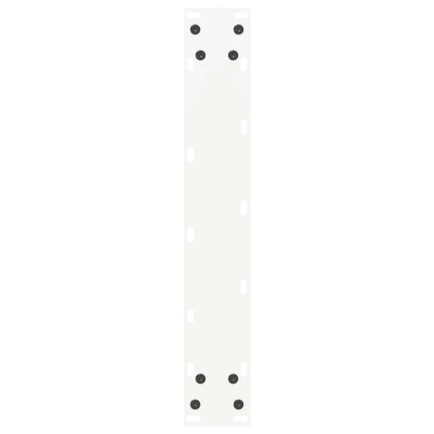 vidaXL Bar Table Legs U-Shaped 2 pcs White 50x(100-101) cm Steel