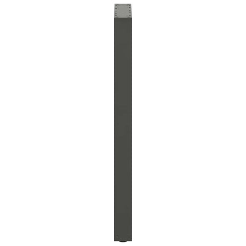 vidaXL Bar Table Legs U-Shaped 2 pcs Anthracite 50x(100-101) cm Steel