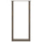 vidaXL Bar Table Legs U-Shaped 2 pcs Natural Steel 50x(100-101) cm Steel