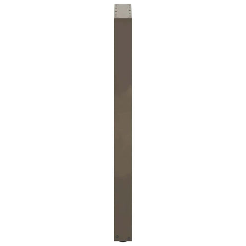 vidaXL Bar Table Legs U-Shaped 2 pcs Natural Steel 50x(100-101) cm Steel