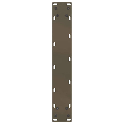 vidaXL Bar Table Legs U-Shaped 2 pcs Natural Steel 50x(100-101) cm Steel