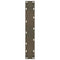 vidaXL Bar Table Legs U-Shaped 2 pcs Natural Steel 50x(100-101) cm Steel