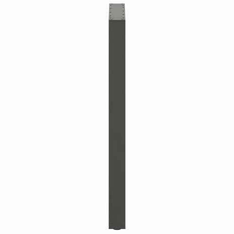 vidaXL Bar Table Legs U-Shaped 2 pcs Anthracite 60x(100-101) cm Steel
