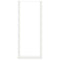 vidaXL Bar Table Legs U-Shaped 2 pcs White 50x(110-111) cm Steel