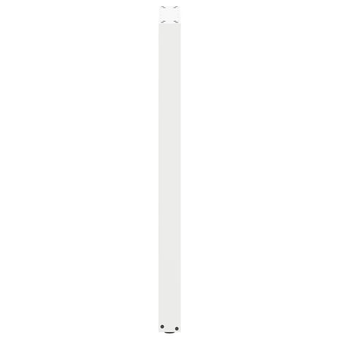 vidaXL Bar Table Legs U-Shaped 2 pcs White 50x(110-111) cm Steel
